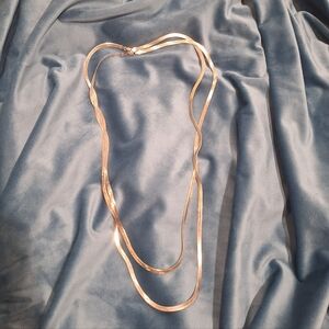 Milor Italy 925 Sterling Silver Chain Pair | 26” + 30” Diamond-Cut Herringbone